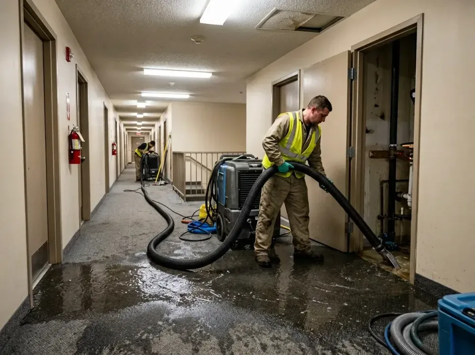 multi-unit-apartment-hallway-f-005 — frequently asked questions, Emergency Burst Pipe Water Extraction & Removal in Ancient…
